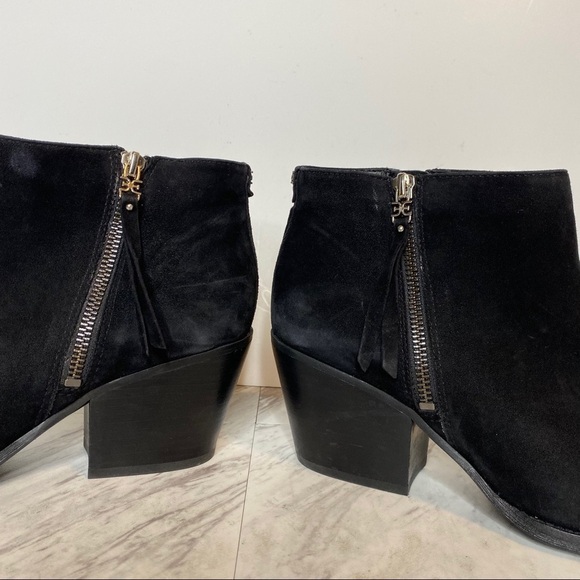 Sam Edelman Walden Black Suede Bootie 9M - Picture 8 of 14